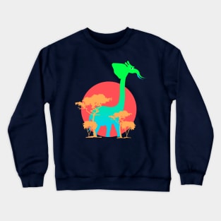 Hybrid Animal World Art Crewneck Sweatshirt